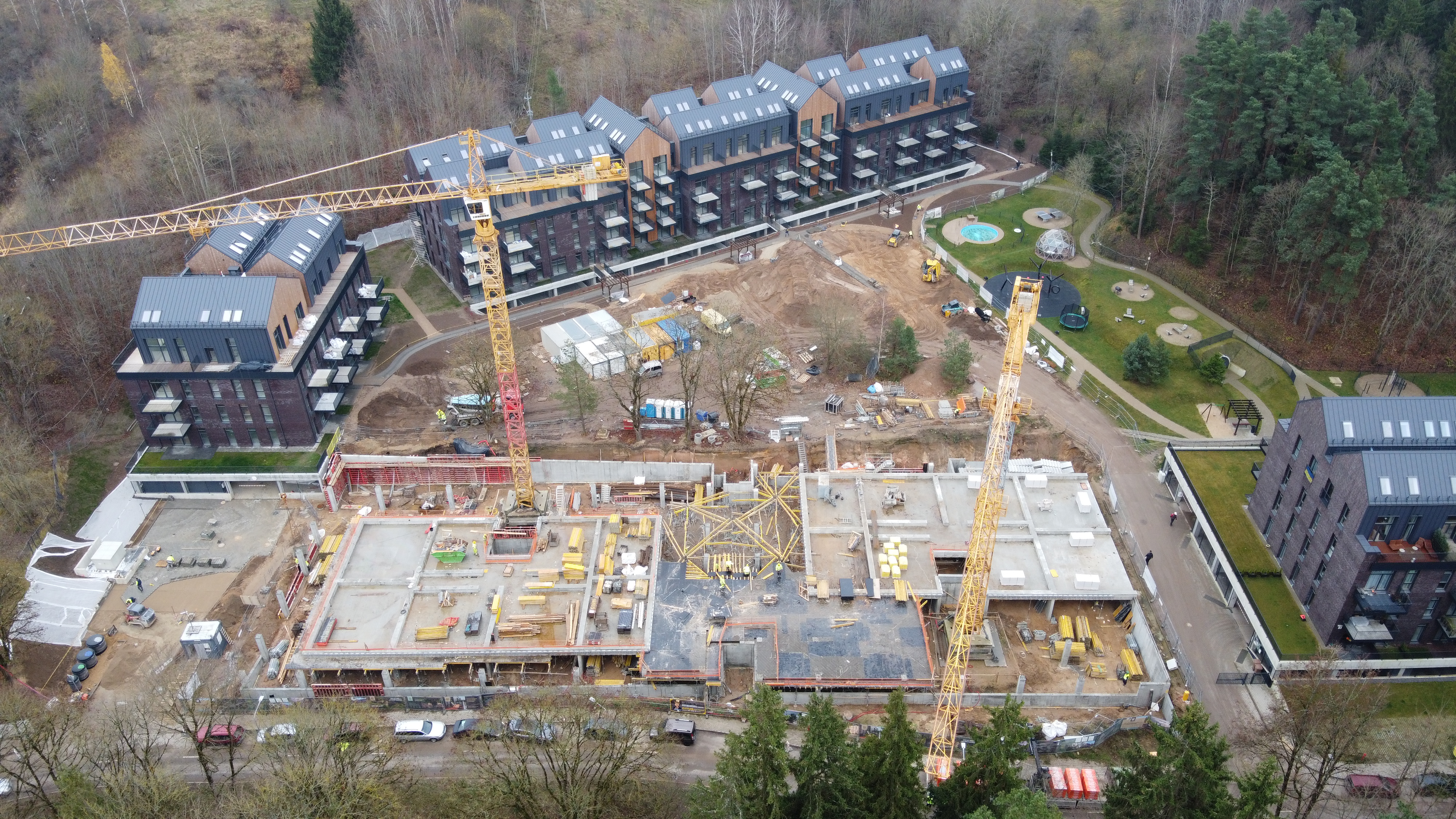 Completed concrete structure